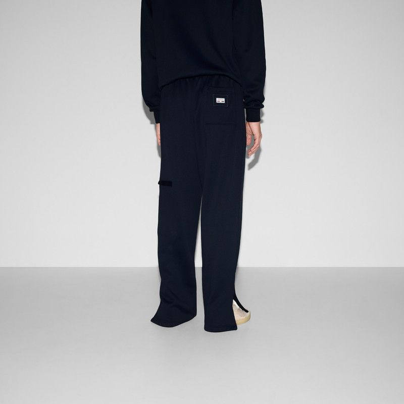Gucci o1s1wg110226 Wide Leg Nylon Jersey Pants in Navy Size US 38 / EU 54 - 4 Thumbnail