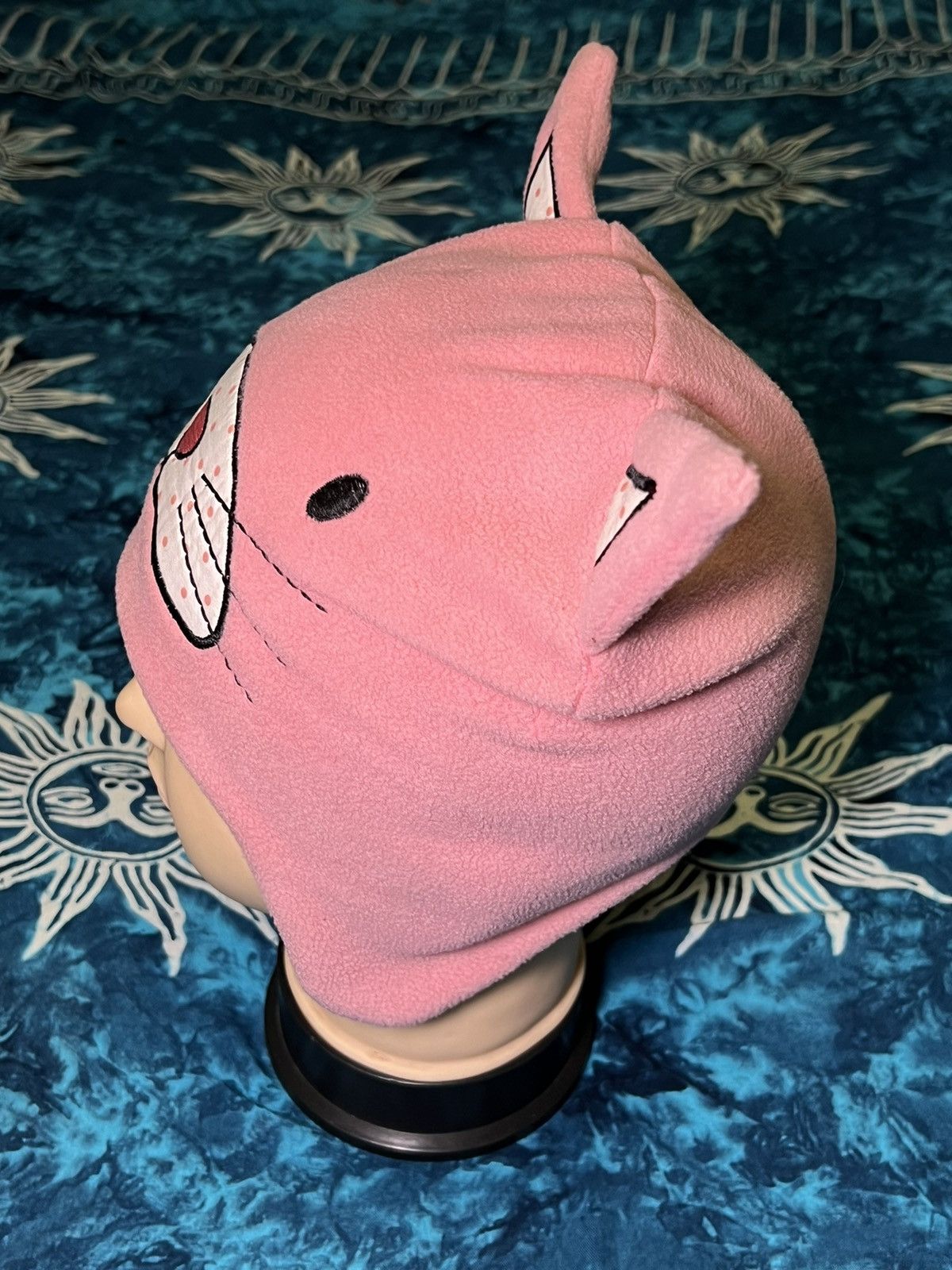 Japanese Brand Y2K Pink Cat Beanie Hat Fleese Cap Size ONE SIZE - 16 Thumbnail