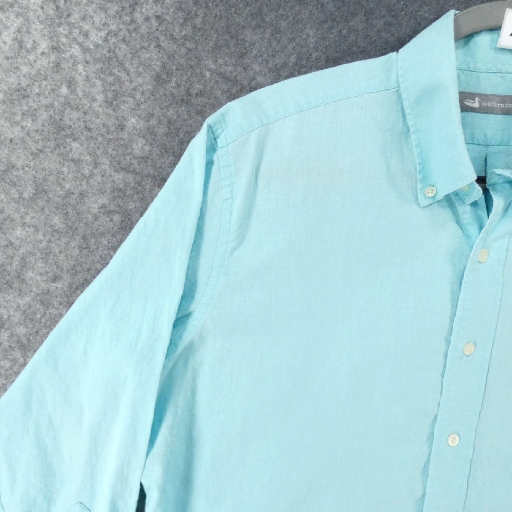 Vintage Southern Marsh Shirt Mens Medium Long Sleeve Button Up Blue Size US M / EU 48-50 / 2 - 3 Thumbnail