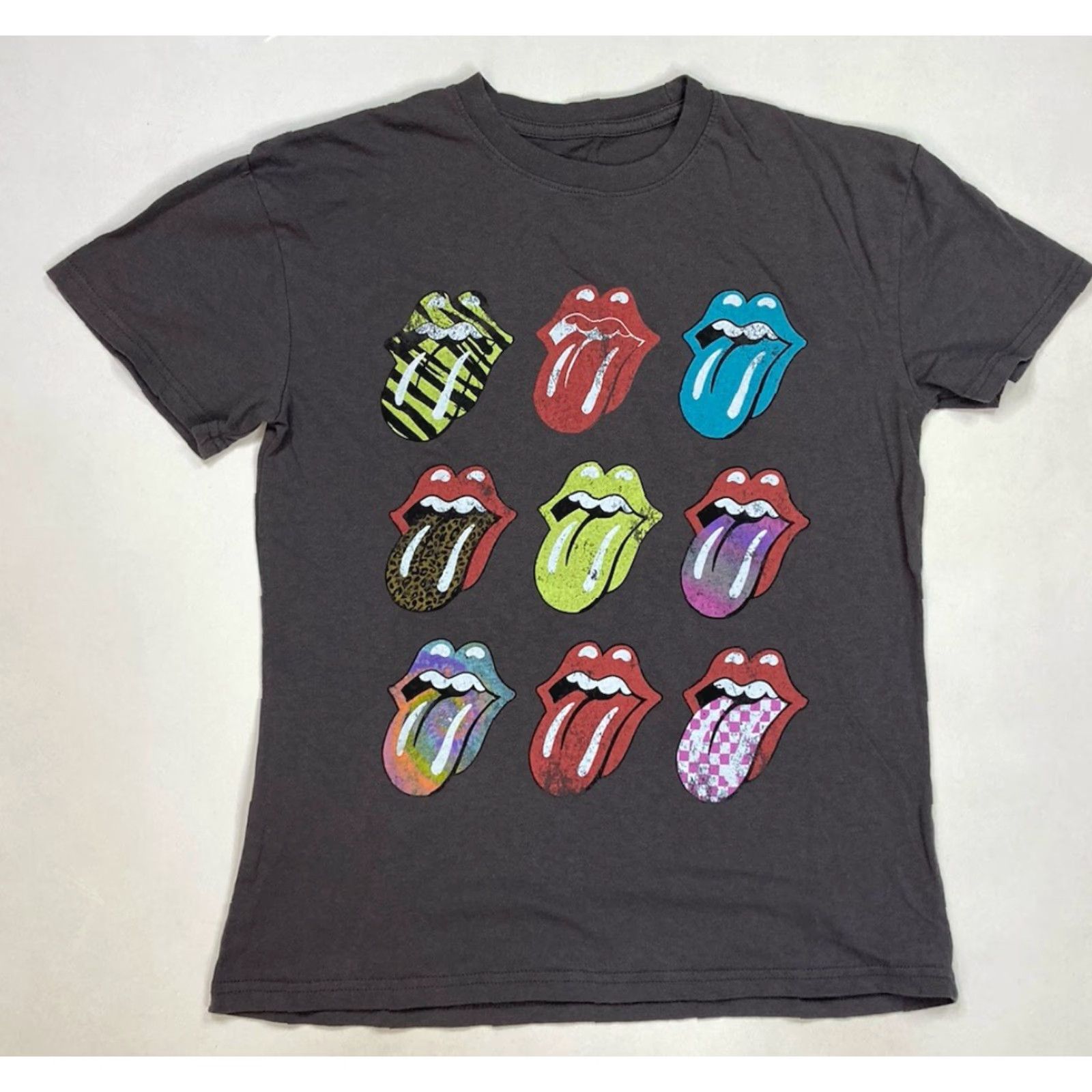 Vintage VINTAGE The Rolling Stones Graphic T-shirt Women XS Gray Short Sleeve Music Size XS / US 0-2 / IT 36-38 - 2 Thumbnail
