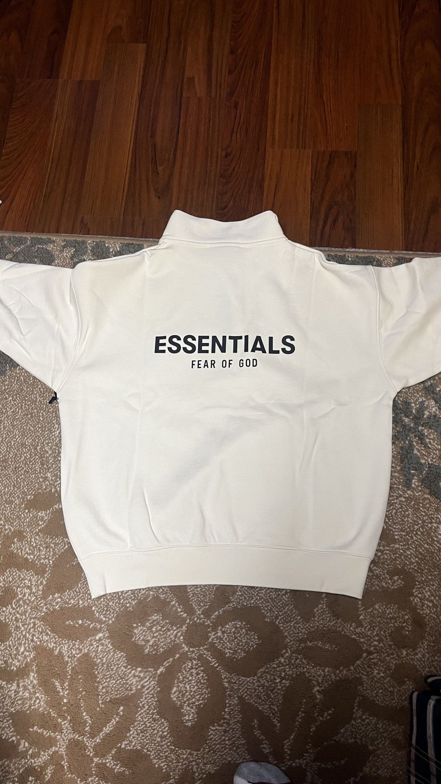 Essentials × Fear of God FOG Essentials Mock Neck Zip Buttercream FW21 Size US S / EU 44-46 / 1 - 1 Thumbnail