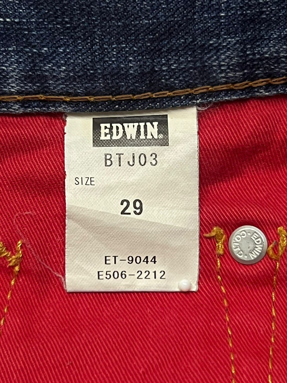 Edwin Vintage Edwin Blue Trip Japan - Faded Wash, Distressed Denim Size US 32 / EU 48 - 14 Thumbnail