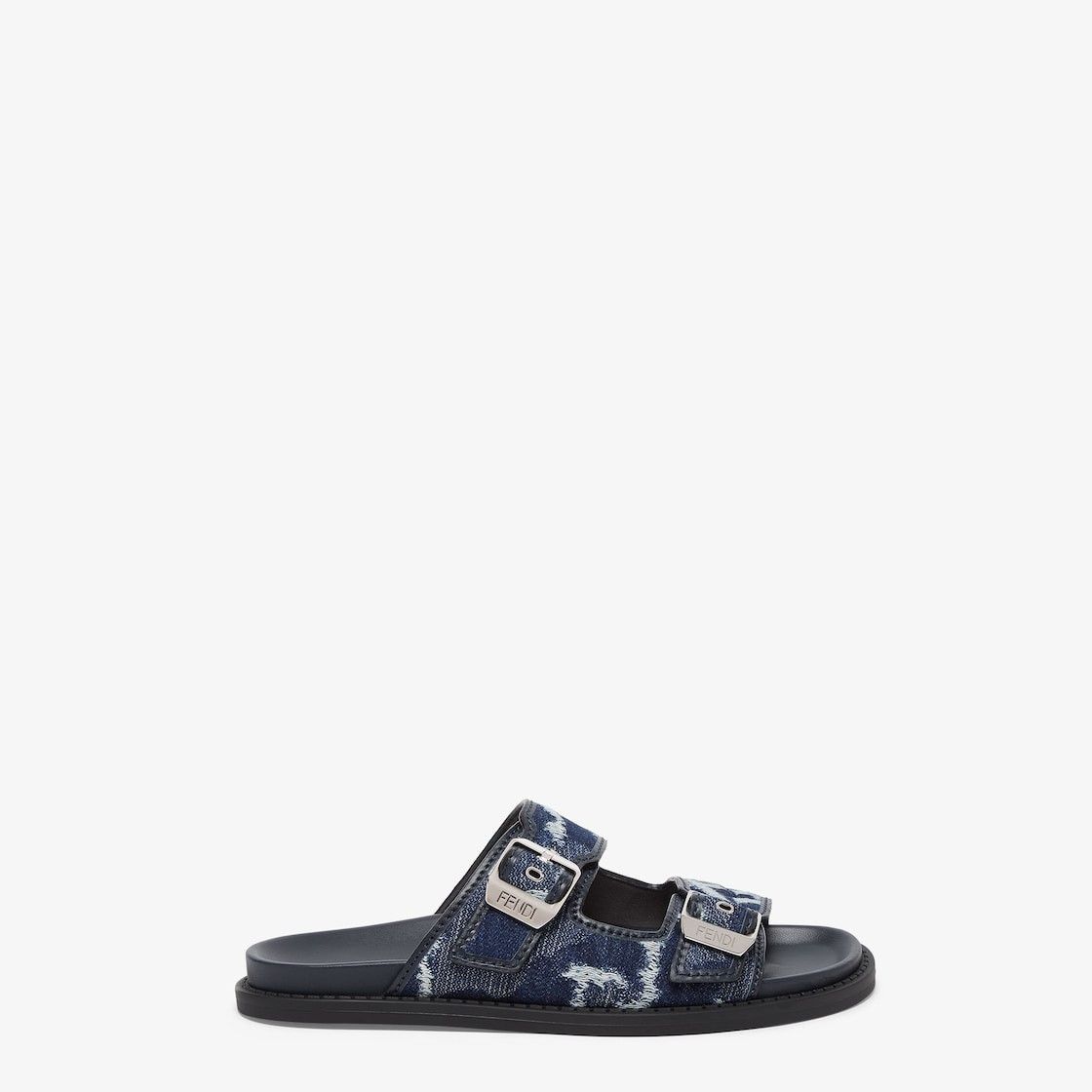 Fendi o1B3y1r0326 Slippers in Blue/White Size US 10 / EU 43 - 1 Thumbnail