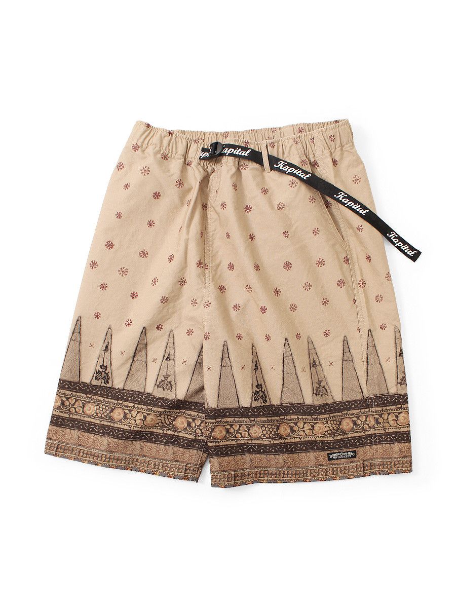 Kapital Kapital Comawether Sarasa-Print Easy Shorts Size US 34 / EU 50 - 1 Thumbnail