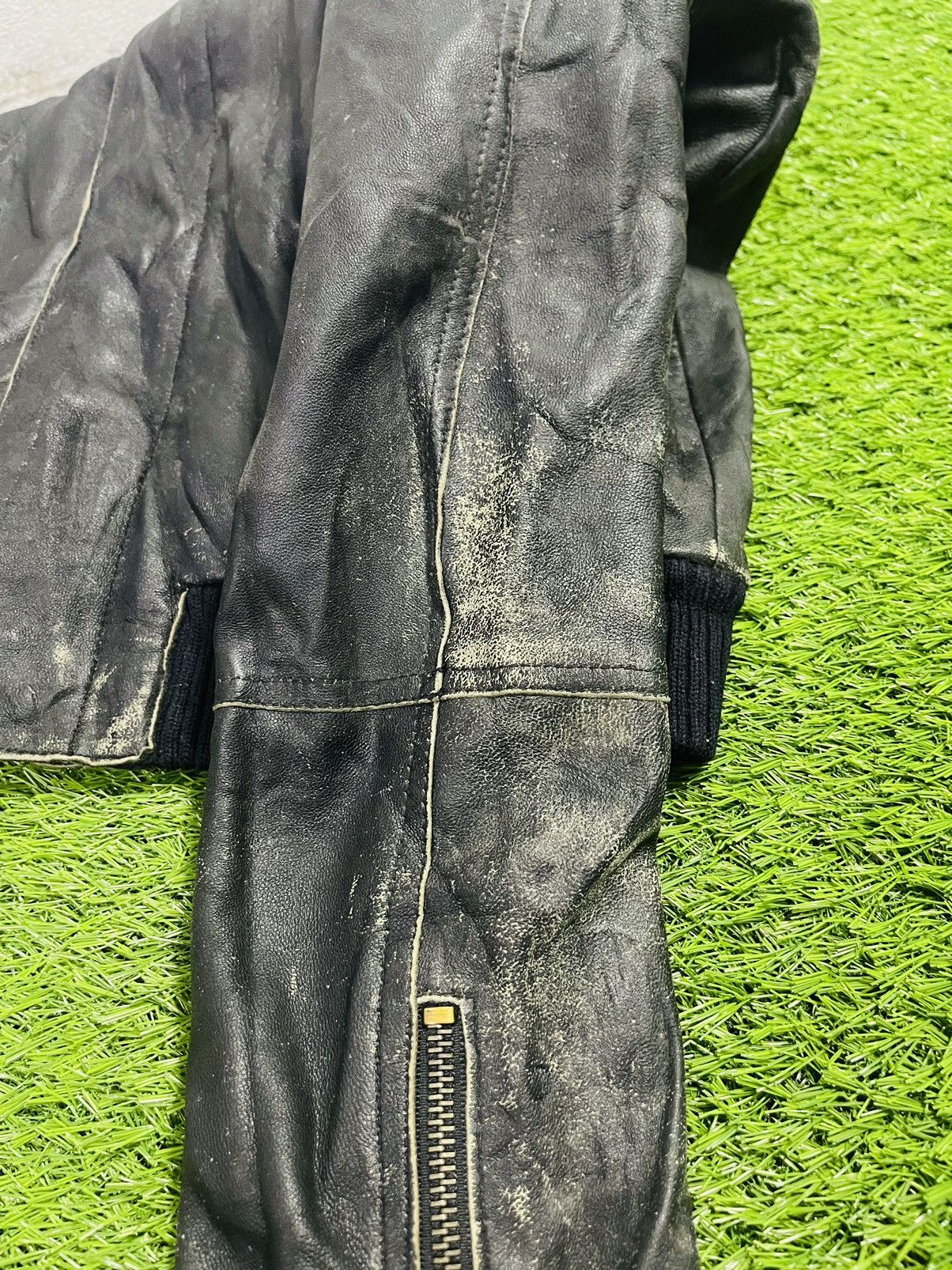 Japanese Brand × URBAN RESEARCH DOORS Urban Research Distressed Leather Jacket (20) Size US S / EU 44-46 / 1 - 4 Thumbnail