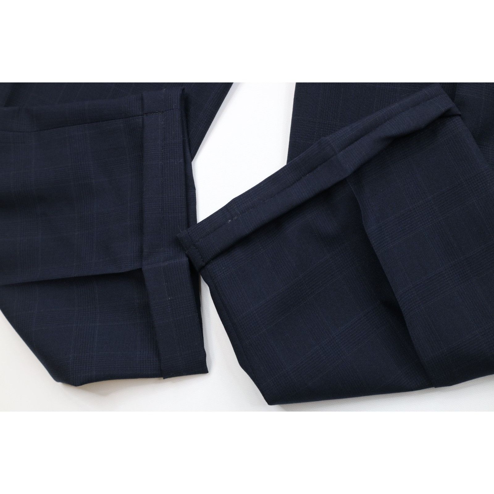 Vintage Vintage 90s Streetwear 2 Piece Wool Suit Wedding Blue Size 42R - 16 Thumbnail