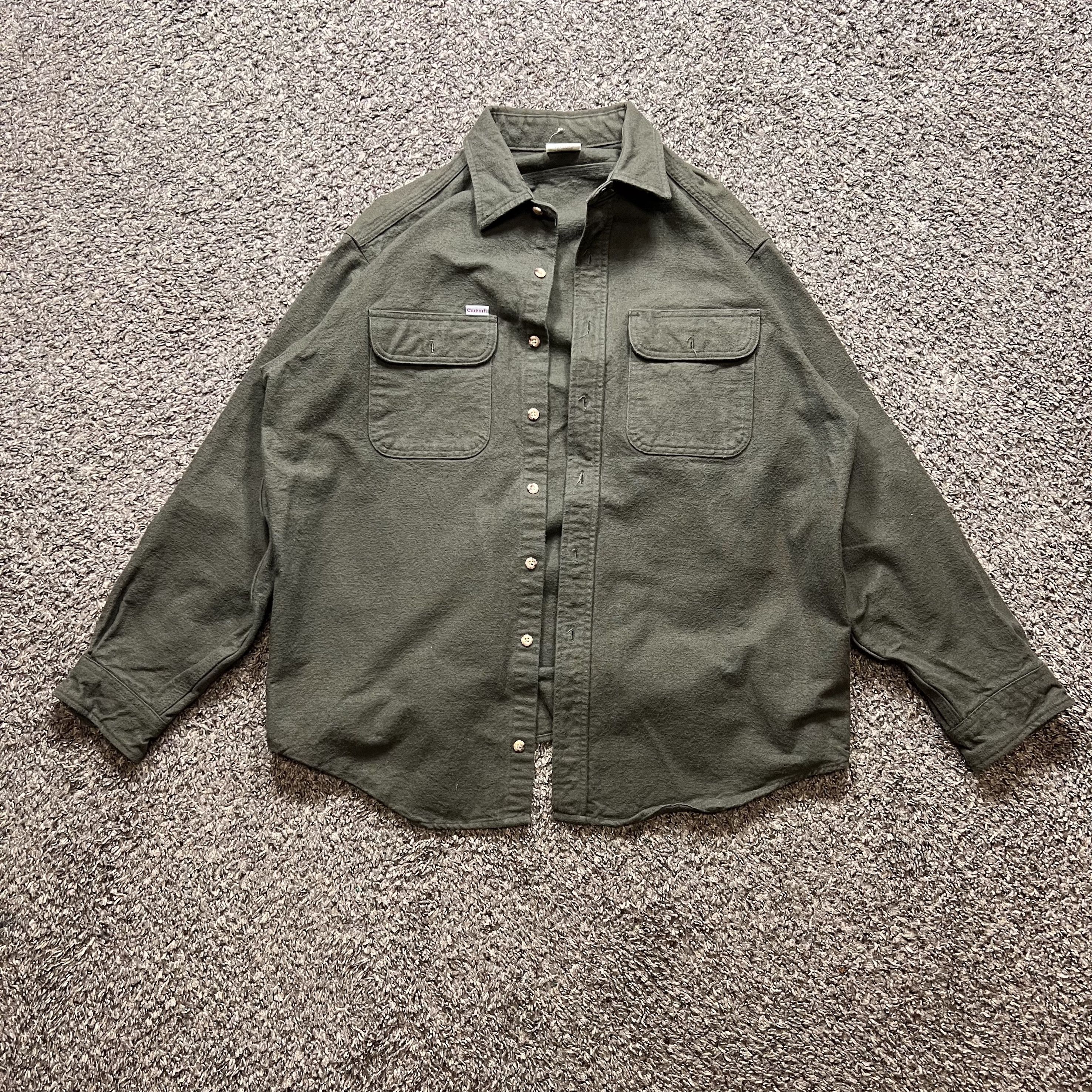 2001 Vintage Carhartt Thick Button Up