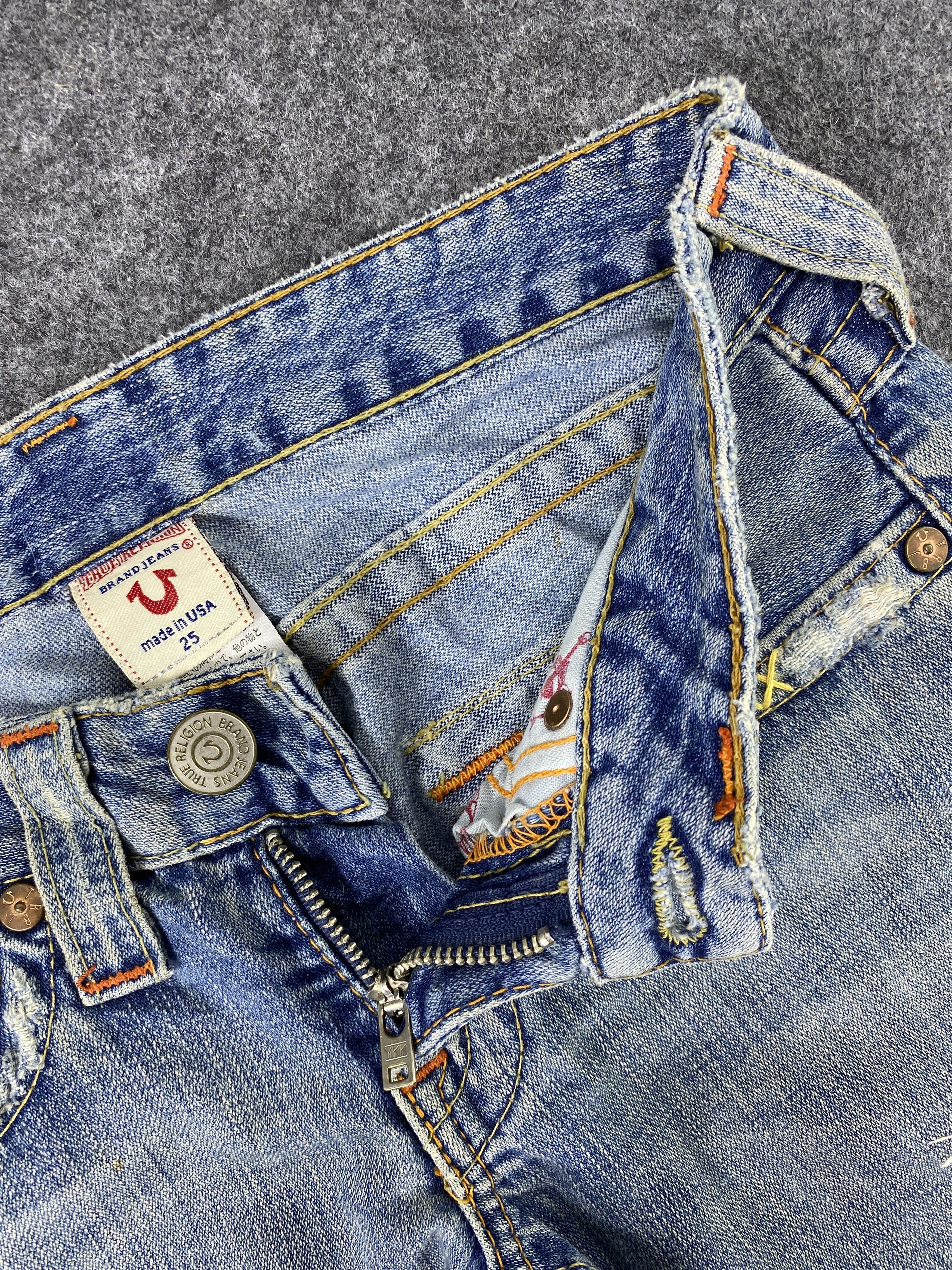 True Religion True Relegion Distressed patchwork flare jeans - J1113 Size 28" / US 6 / IT 42 - 9 Thumbnail