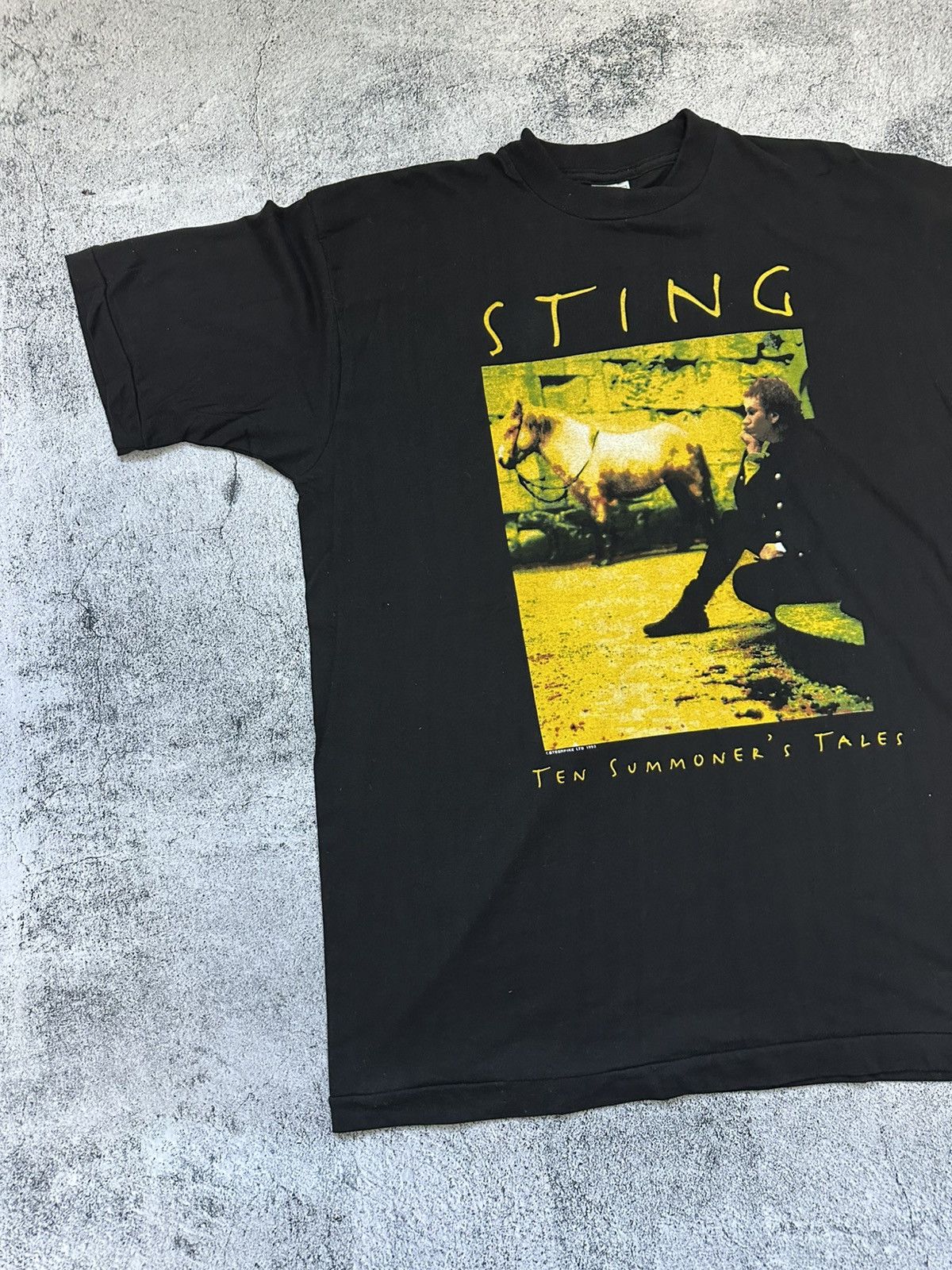 Band Tees Vintage Sting 1993 T-shirt Ten Summoner’s Tales World Tour Size US L / EU 52-54 / 3 - 5 Thumbnail