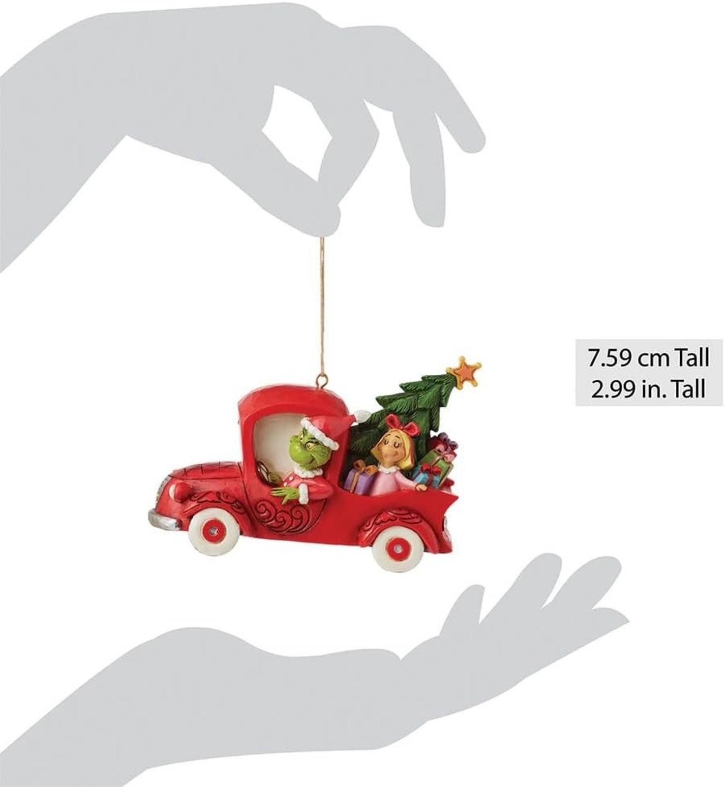 Other Enesco Dr. Seuss Grinch Red Truck Hanging Ornament NEW NIB Size ONE SIZE - 4 Thumbnail