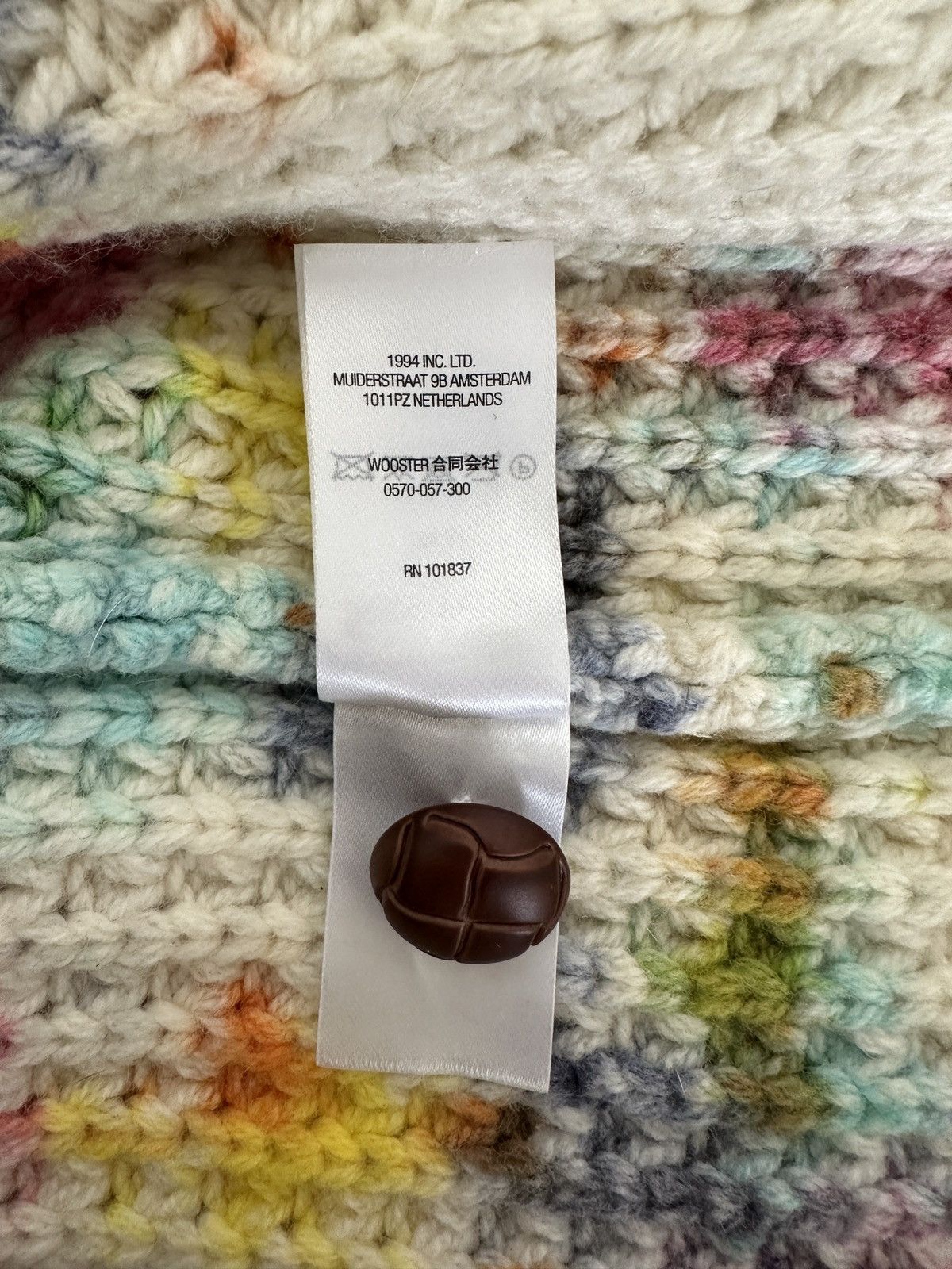 Supreme Waffle Knit Cardigan Tie Dye (w/ tag)