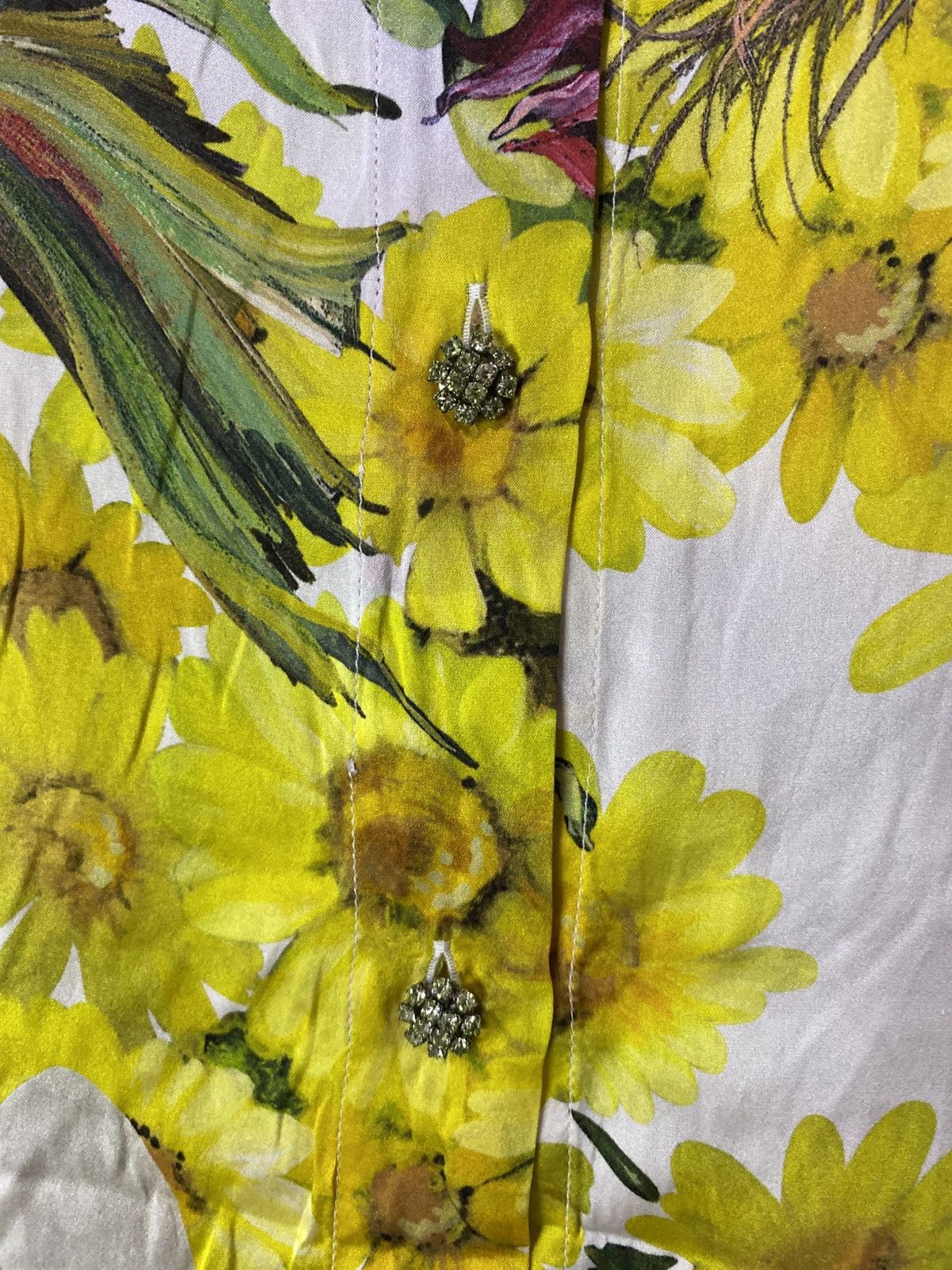 Dolce & Gabbana SS2012 Dolce & Gabbana Onion Printed Silk Shirt Size S / US 4 / IT 40 - 15 Thumbnail