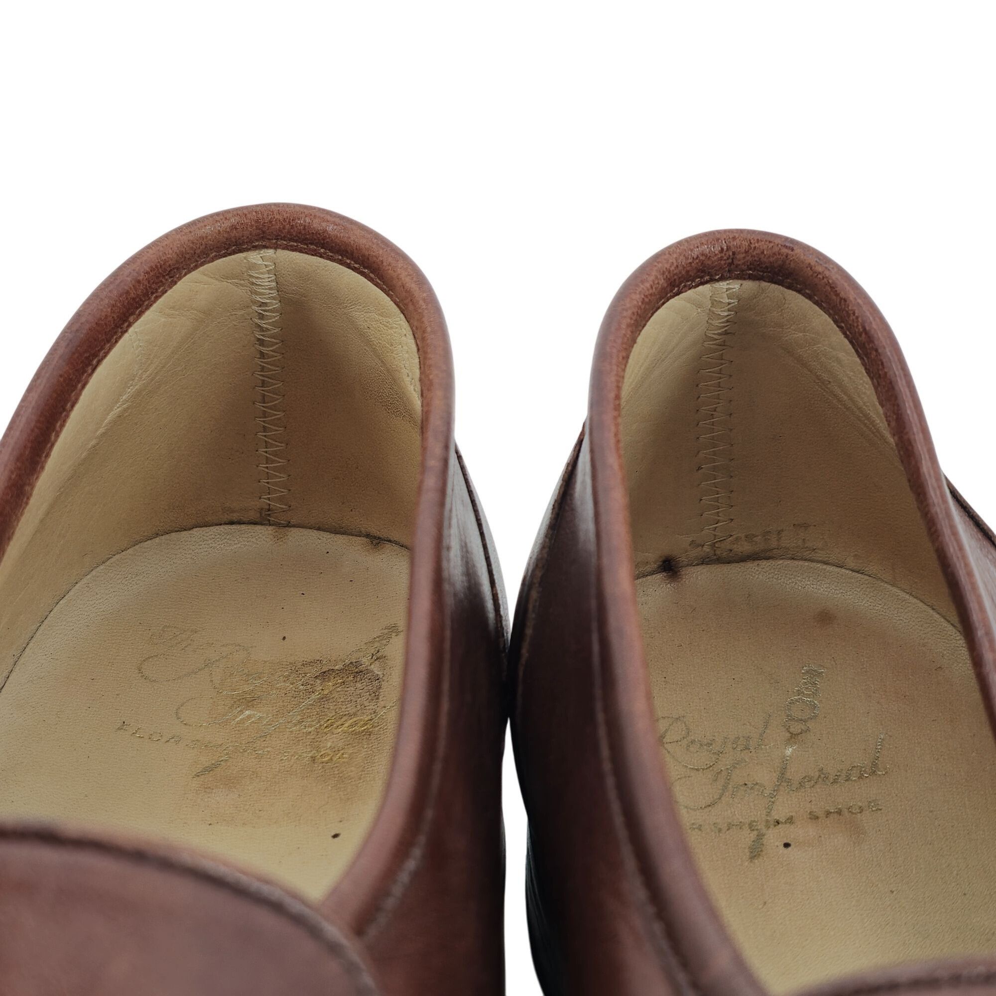 Florsheim Florsheim Royal Imperial Mens 13C Brown Leather Dress Shoes Size US 13 / EU 46 - 7 Thumbnail