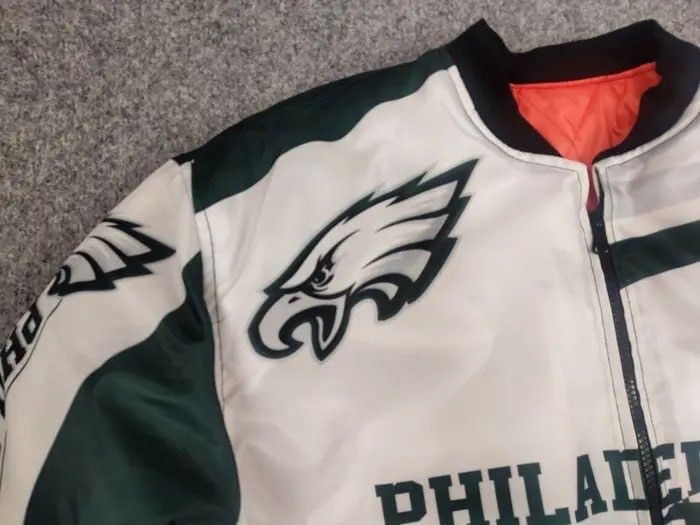 NFL Vintage NFL Philadelphia Eagles Champions Logo Bomber jacket Size US S / EU 44-46 / 1 - 8 Thumbnail