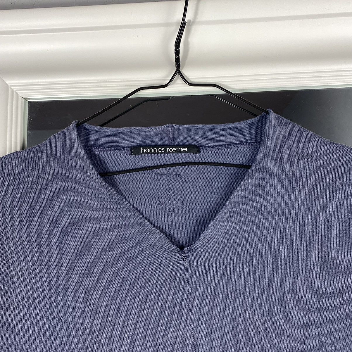 hannes roether HANNES ROETHER LIGHT NAVY FADED SWEATER Size US L / EU 52-54 / 3 - 3 Thumbnail