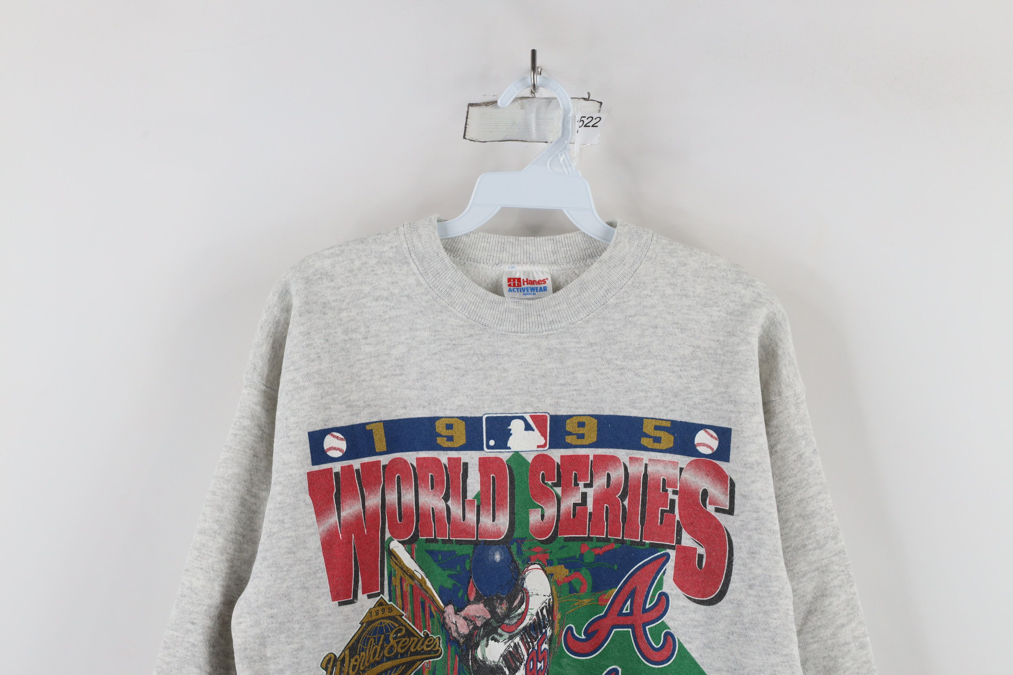 Vintage Vintage 90s Series Atlanta Braves Baseball Sweatshirt USA Size M / US 6-8 / IT 42-44 - 2 Thumbnail