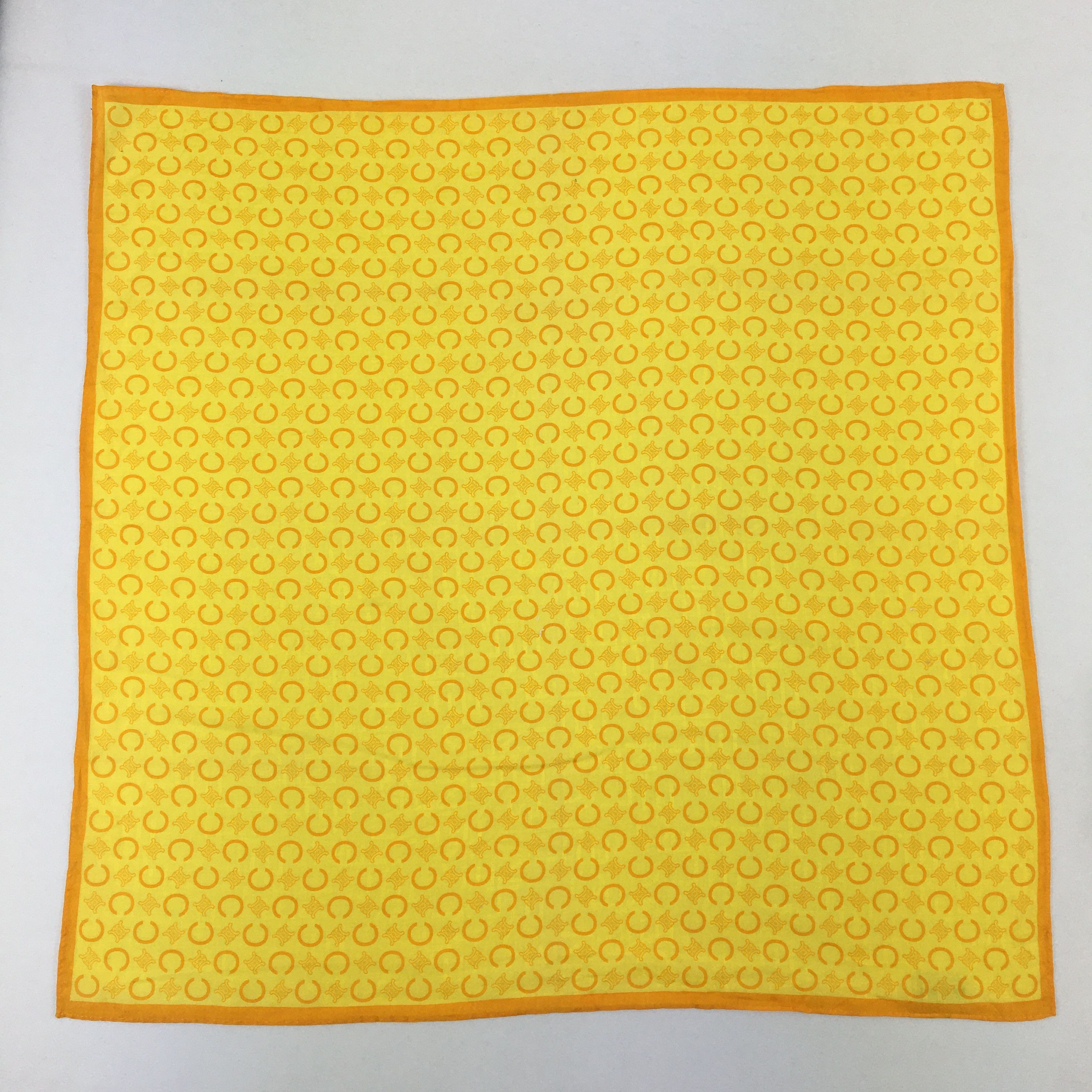 Celine Vintage Celine Handkerchief Bandana Pocket Square Bandana Size ONE SIZE - 2 Thumbnail