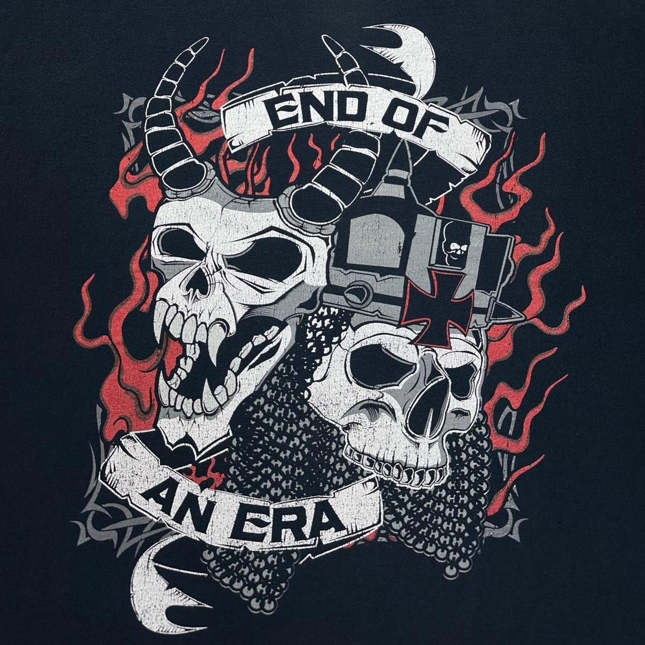 Hanes × Vintage × WWE Triple H vs Undertaker 2012 Wrestlemanja End of an Era T-Shi Size US XXL / EU 58 / 5 - 3 Thumbnail