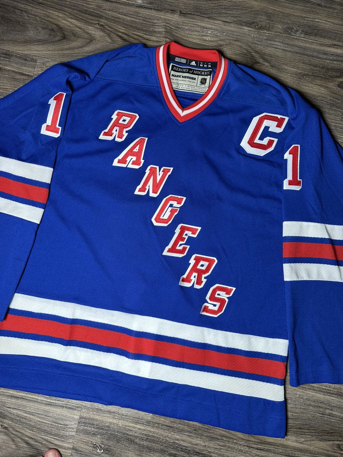 Adidas NHL Hockey Vintage New York Rangers Mark Messier Size US M / EU 48-50 / 2 - 3 Thumbnail