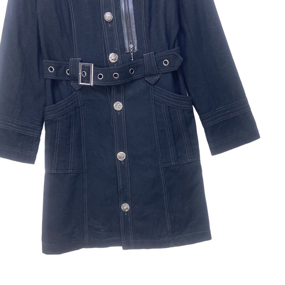 Japanese Brand 🔥Unisex Algonquins Punks Street Fashion Wool Long Coat Size US XS / EU 42 / 0 - 3 Thumbnail