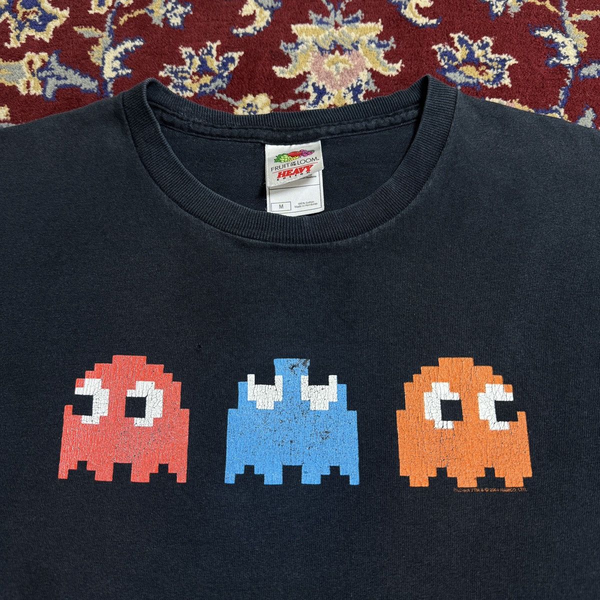 Playstation 2000s Pac-Man Namco Ghosts Arcade video game promo tee Y2K Size US M / EU 48-50 / 2 - 1 Thumbnail