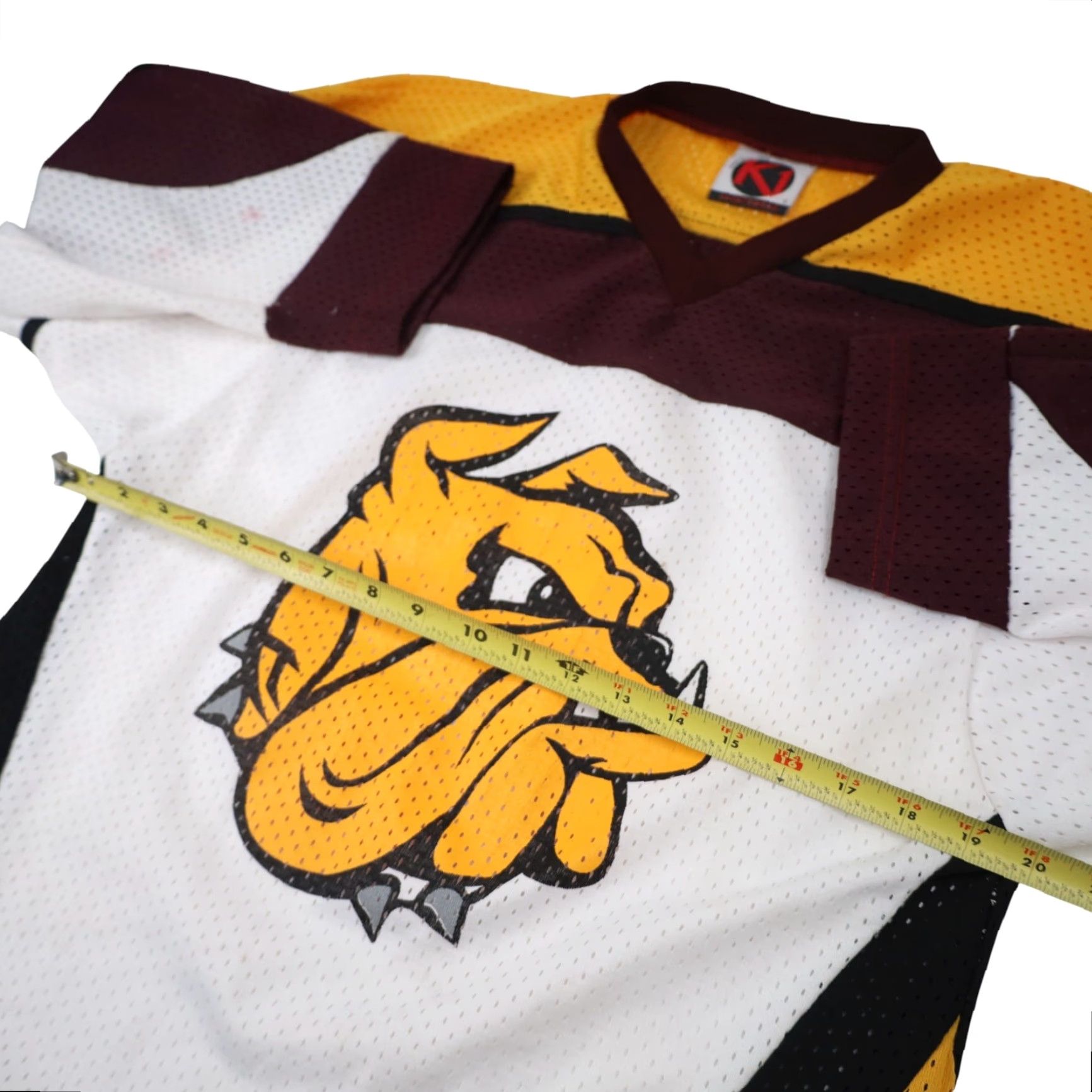 Vintage VINTAGE Minnesota Duluth Bulldogs Hockey Jersey T-Shirt Mens White S Size US S / EU 44-46 / 1 - 6 Thumbnail
