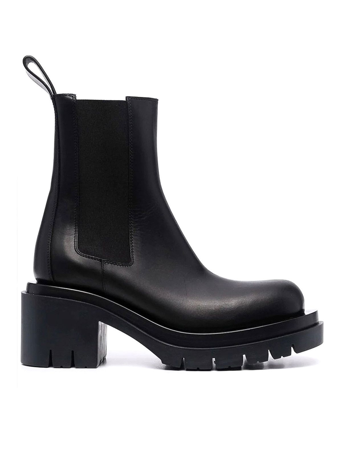 Bottega Veneta o1n1vont1124 Lug Ankle Boots in Black Size US 5 / IT 35 - 1 Thumbnail