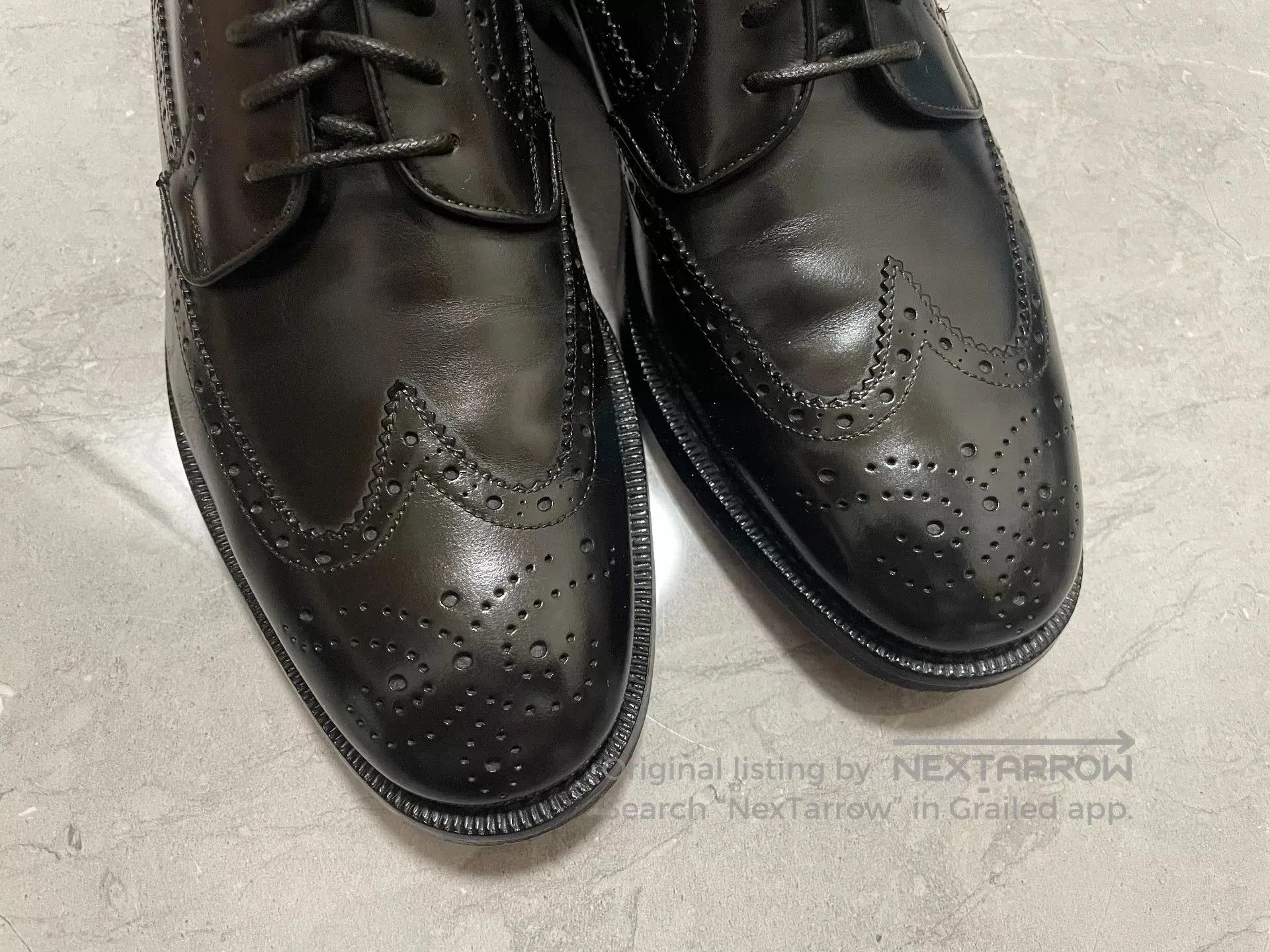 Salvatore Ferragamo Ferragamo Tramezza Men's Leather Shoes. Size US 8.5 / EU 41-42 - 4 Thumbnail