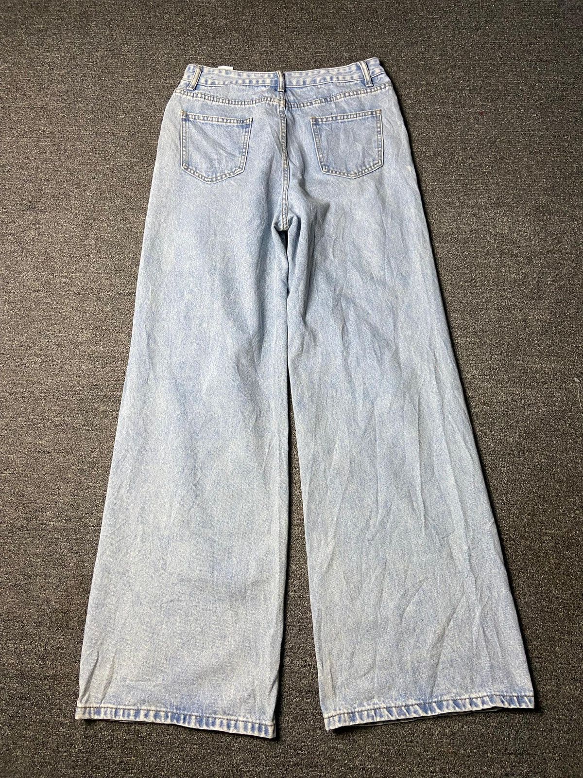 Shein SHEIN Baggy Cut Ripped Denim Jeans (162) Size US 30 / EU 46 - 2 Thumbnail