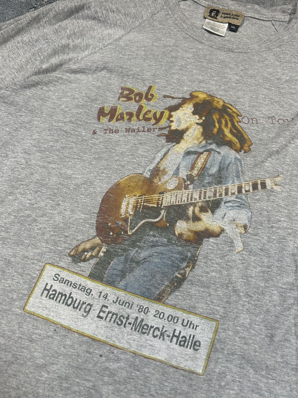 Band Tees × Rap Tees × Vintage Rare Vintage 80s Tour Bob Marley Size US XL / EU 56 / 4 - 2 Thumbnail
