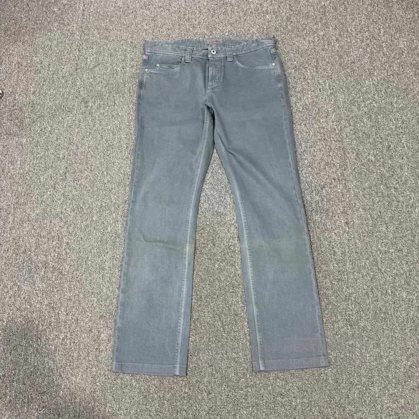 Loro Piana Gray Denim Pants Size 32. Size US 32 / EU 48 - 1 Thumbnail