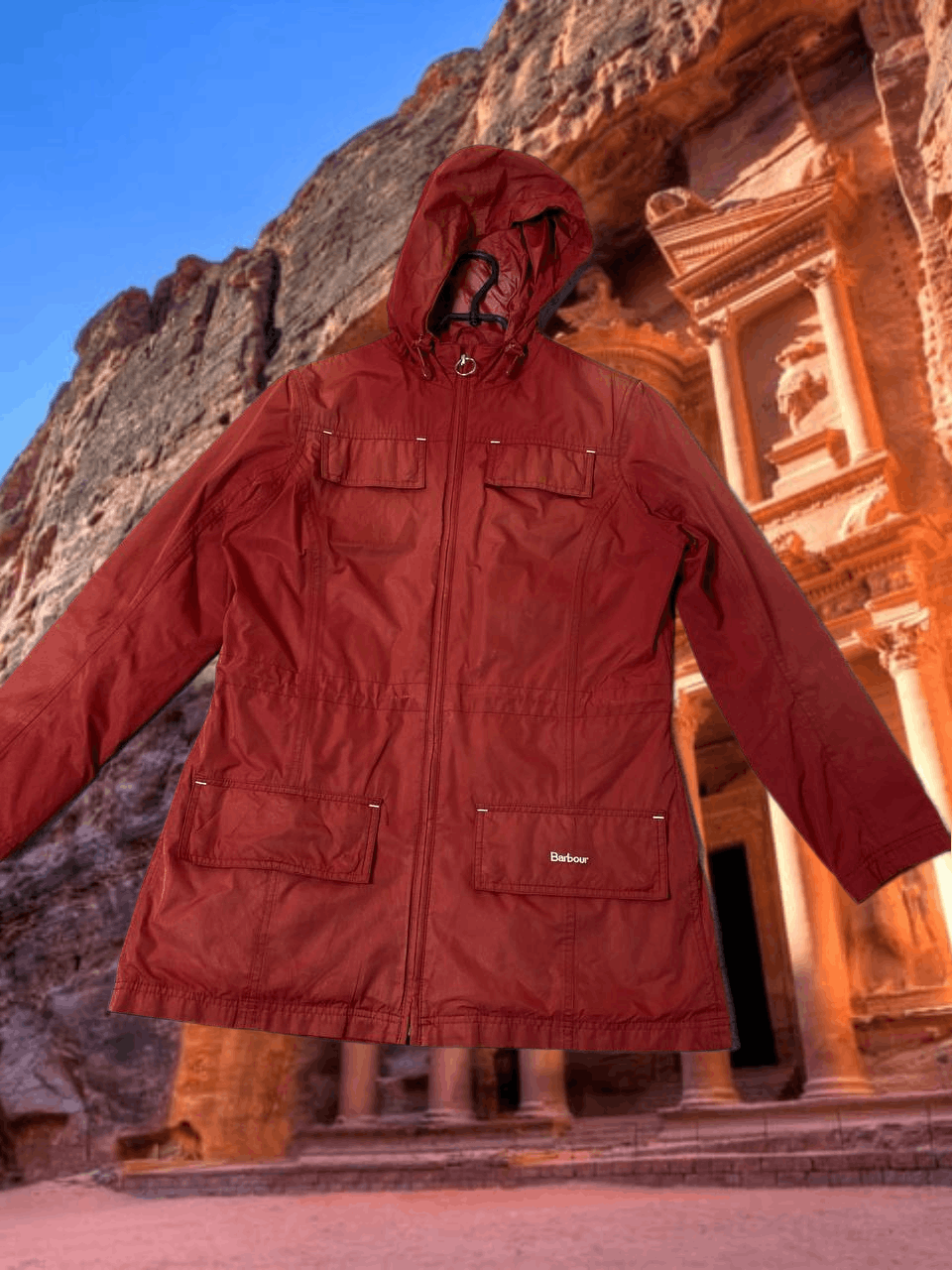 Barbour vintage Barbour Y2K red jacket Streetwear Size M / US 6-8 / IT 42-44 - 1 Thumbnail
