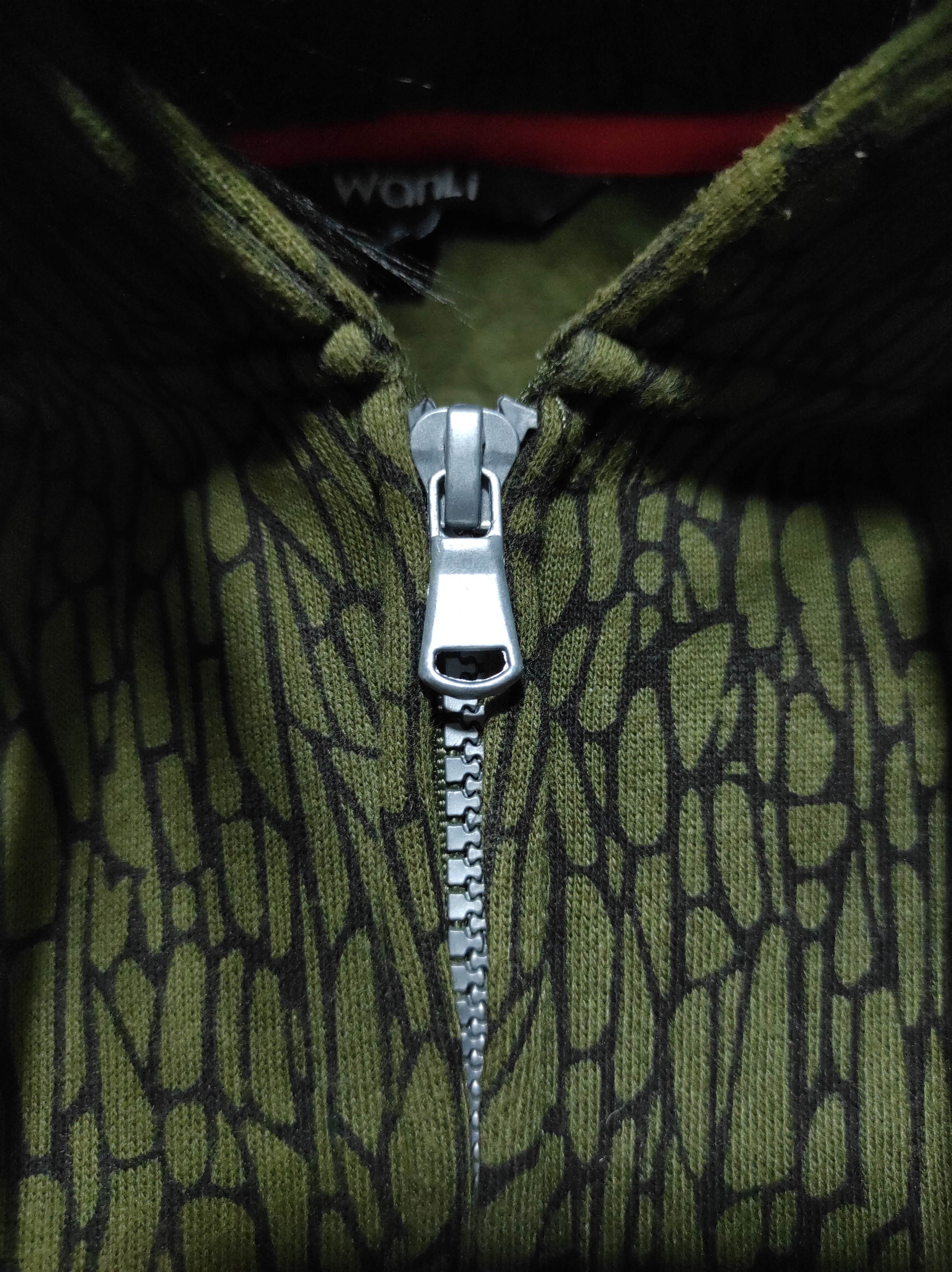 Japanese Brand Wanli Motif Zip Fur Hoodie IfSixWasNine LGB style Size US S / EU 44-46 / 1 - 6 Thumbnail