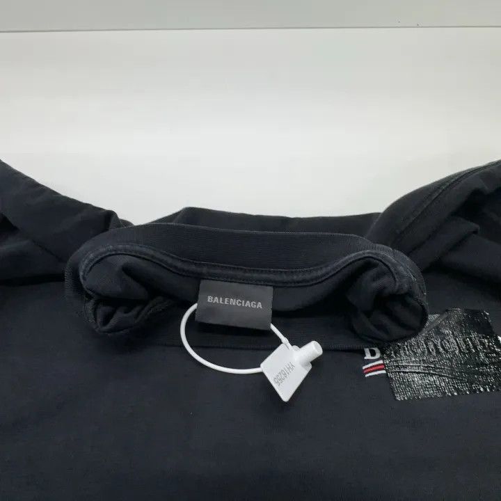 Balenciaga Balenciaga Black Logo Print Short Sleeve T-Shirt 0079-2507 Size US S / EU 44-46 / 1 - 5 Thumbnail