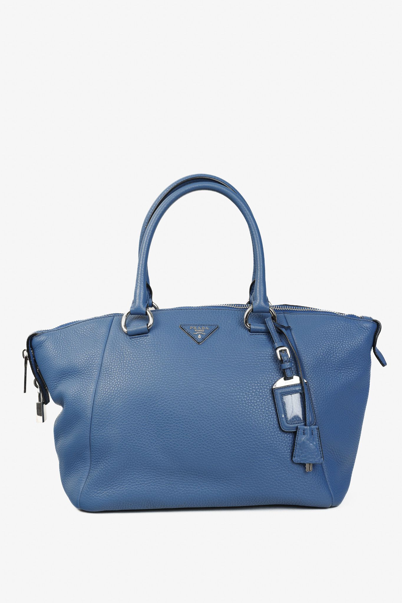Prada Prada Vitello Daino Double Handle Satchel Bag Size ONE SIZE - 1 Thumbnail