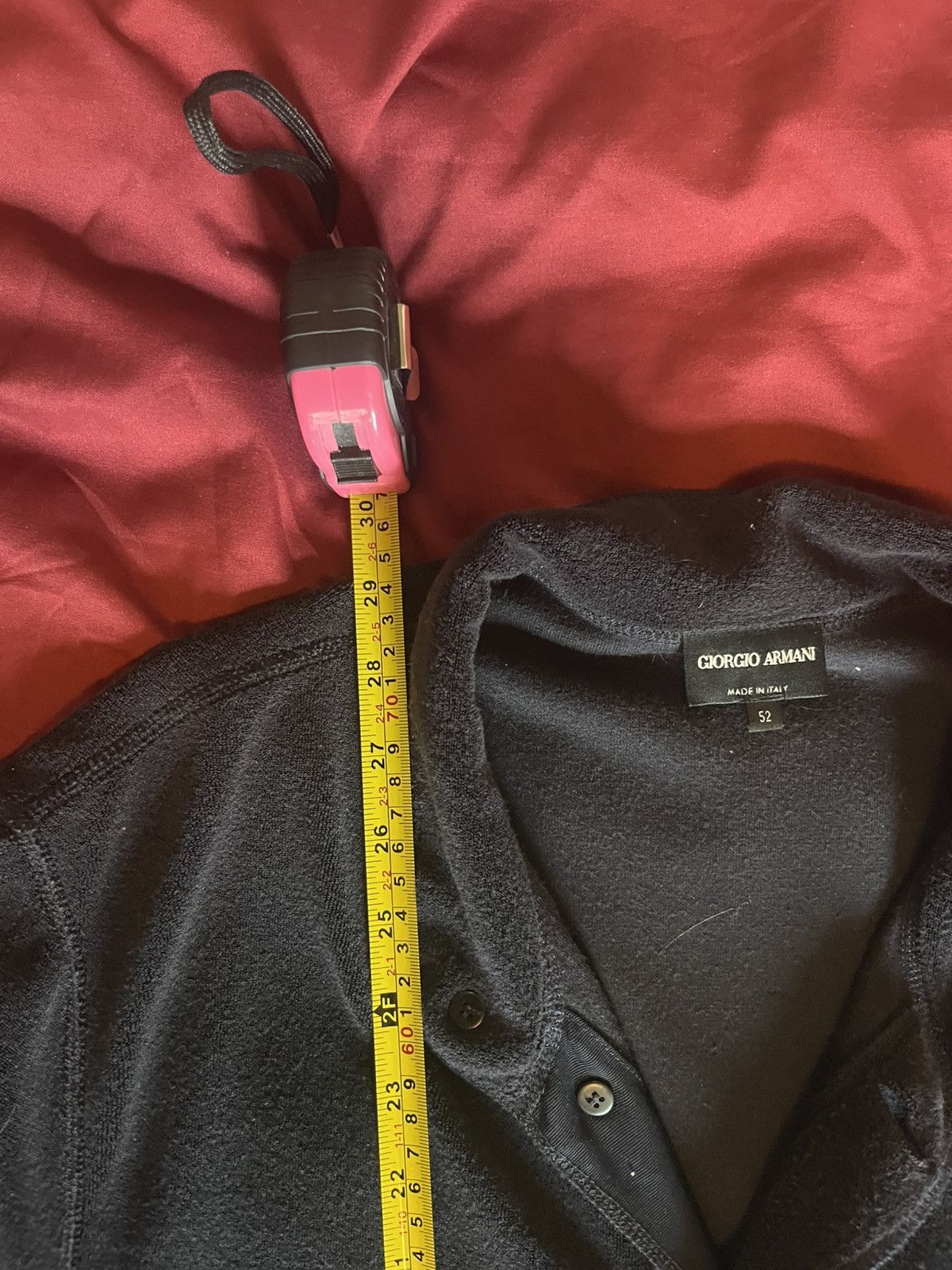 Giorgio Armani Giorgio Armani Black Cardigan Size US L / EU 52-54 / 3 - 12 Thumbnail