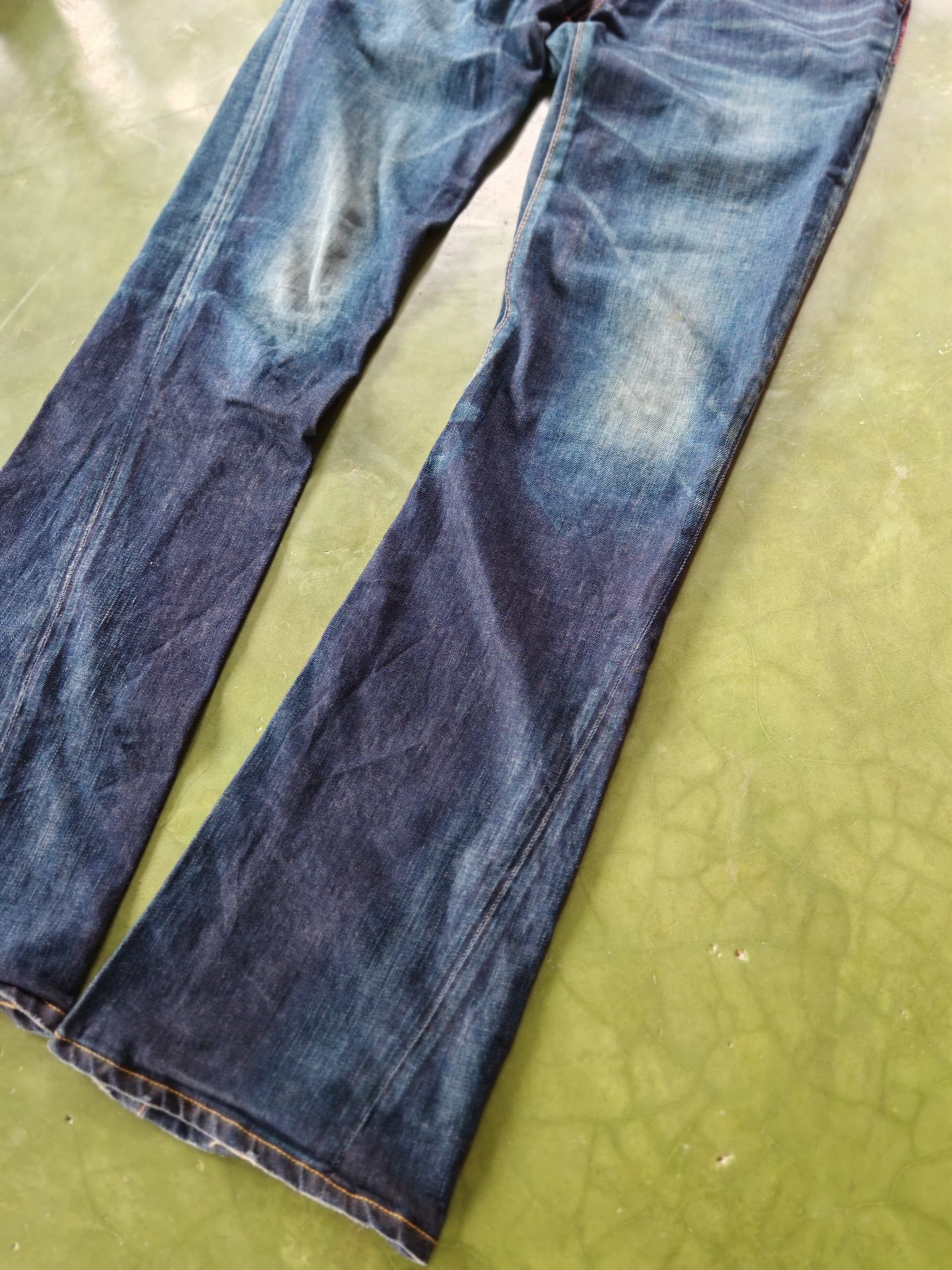 Edwin 🔥90s Style Flared Spiral Edwin Sick Mudwash Jeans Size US 29 - 5 Thumbnail