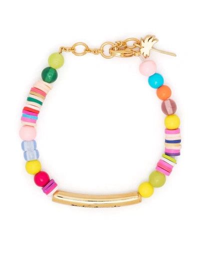Palm Angels o1mle0425 Size: OS / Logo Rainbow Bracelet in Multicolor Size ONE SIZE - 3 Thumbnail