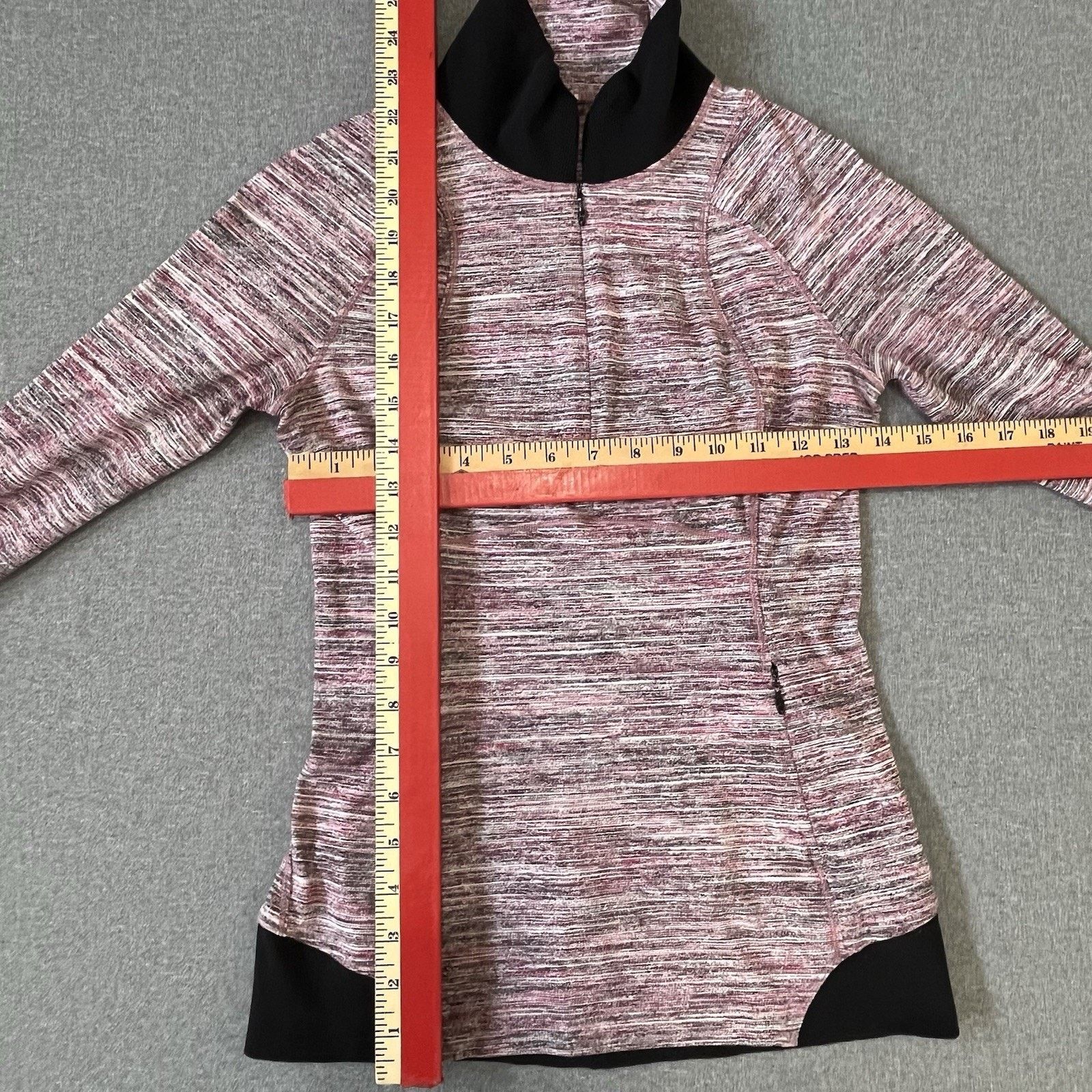 Lululemon Lululemon Women 4 Lightweight Jacket Pink Black 3/4Zip Size S / US 4 / IT 40 - 4 Thumbnail