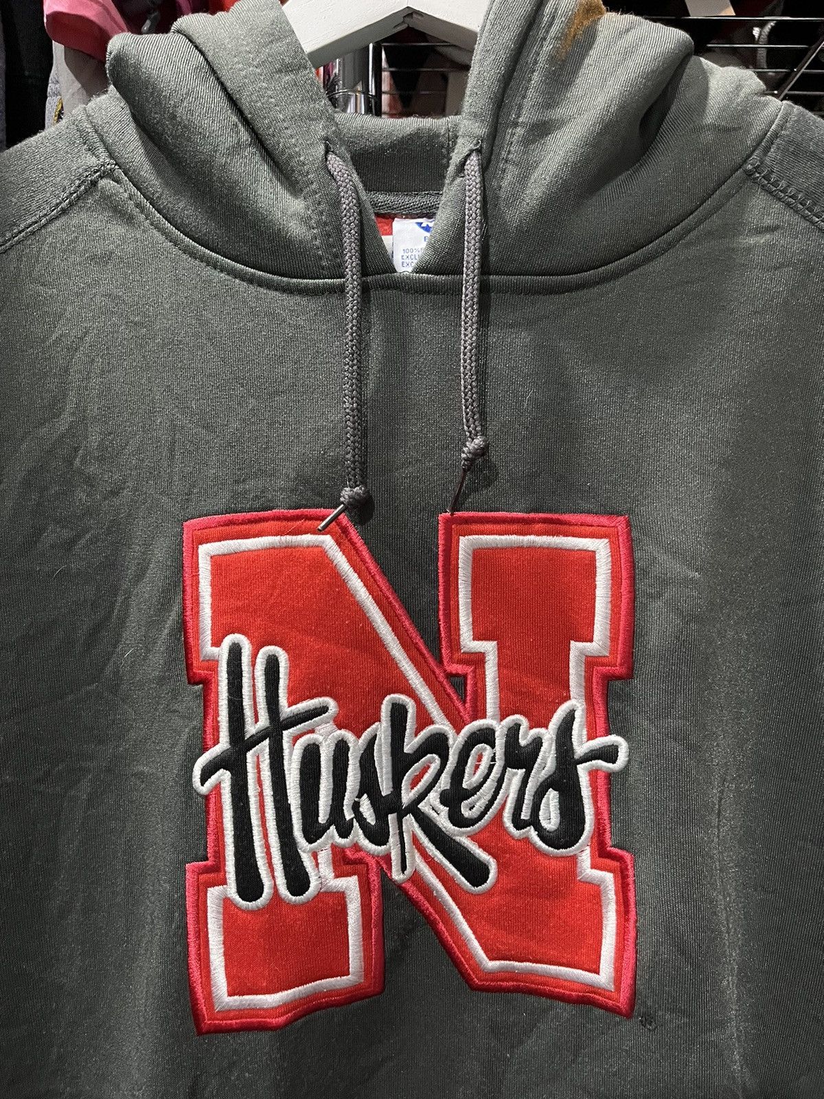 NCAA Nebraska Huskers Football Hoodie Logo 00s Size US L / EU 52-54 / 3 - 3 Thumbnail