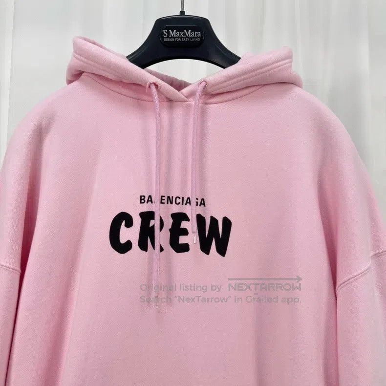 Balenciaga Balenciaga Crew Printed Letter Hoodie Size US S / EU 44-46 / 1 - 3 Thumbnail
