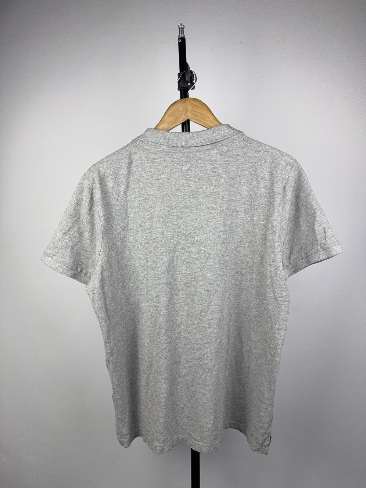 Versace Luxury 19V69 Italia Grey Cotton Polo Shirt with Logo XL Size US XL / EU 56 / 4 - 9 Thumbnail