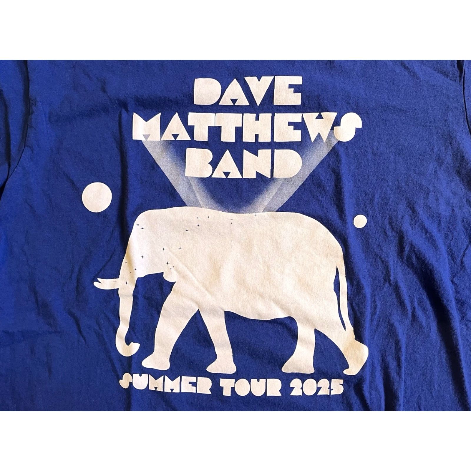 Vintage Dave Matthews Band Summer Tour 2025 Volunteer Shirt XL Blue T-Shirt Men Crew Neck Short Sleeve Graphic Print Logo 90s? Size US XL / EU 56 / 4 - 3 Thumbnail