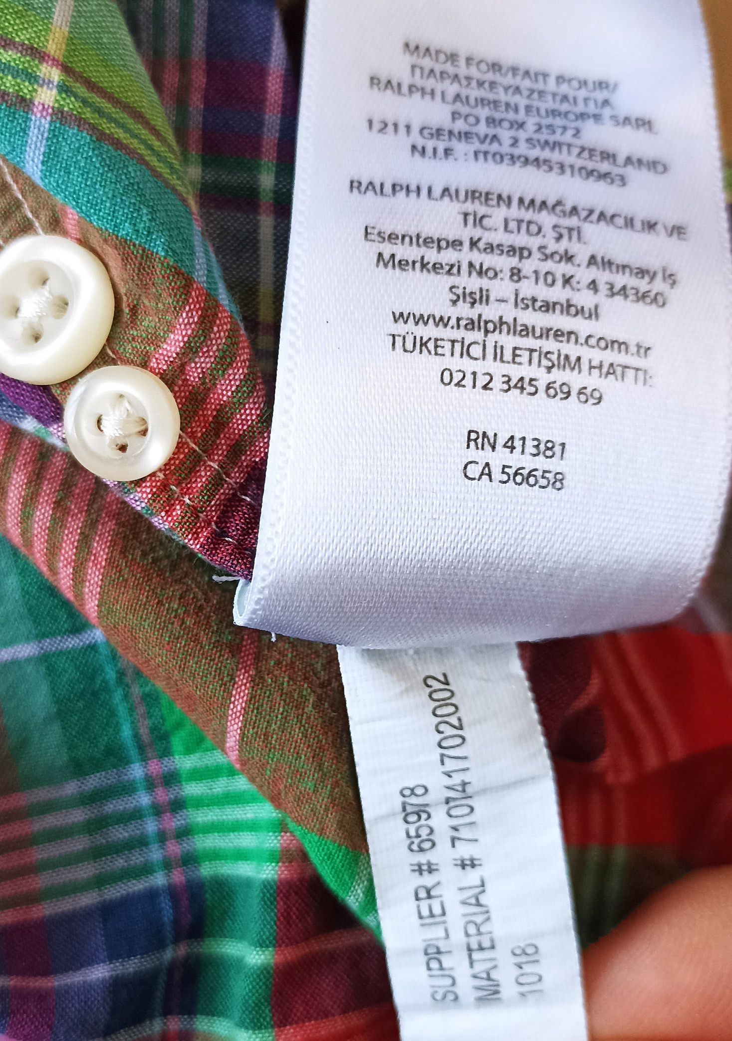 Ralph Lauren Ralph Lauren Indian Madras L Size US L / EU 52-54 / 3 - 6 Thumbnail