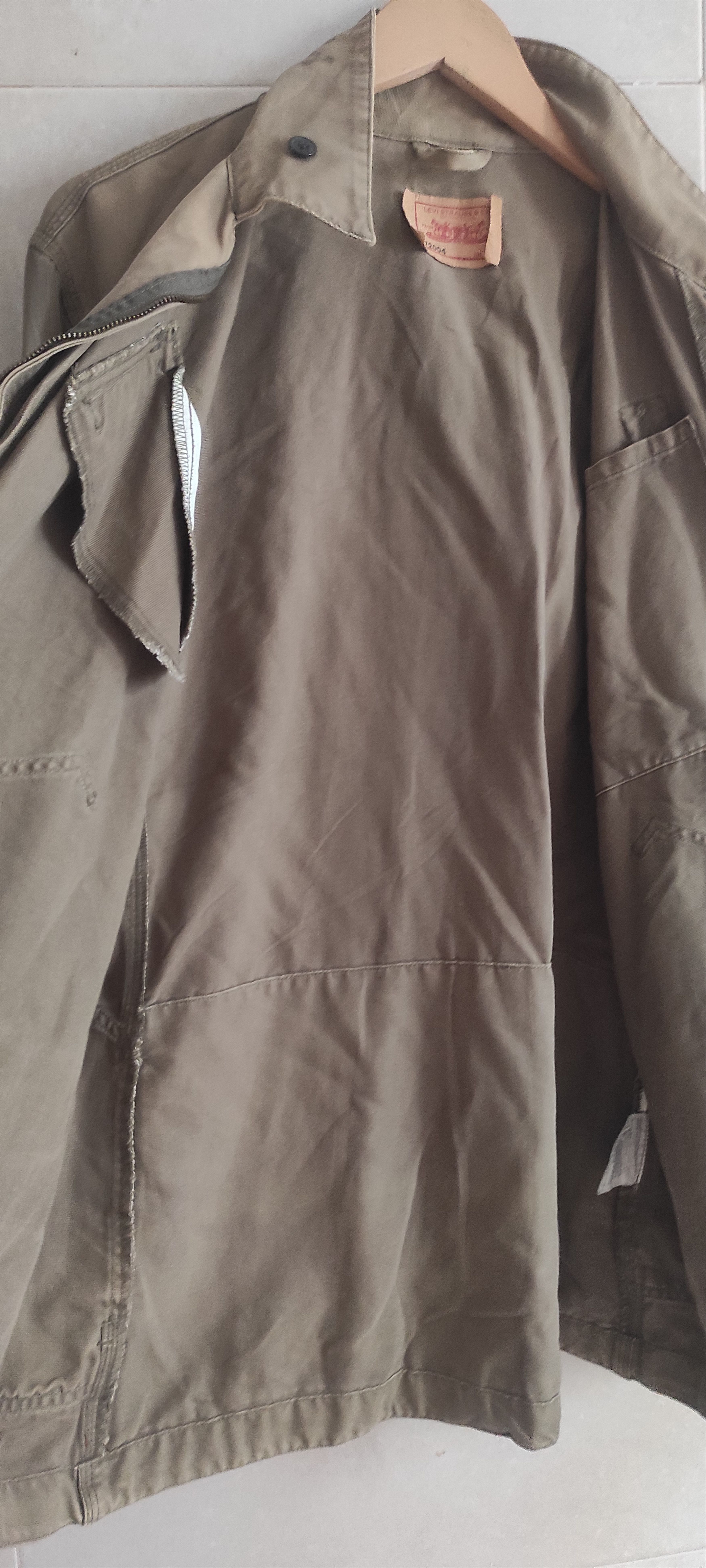 Levi's × Levi's Vintage Clothing Mens Levis Strauss and Co 1155 Battery Street Khaki Jacket Size US M / EU 48-50 / 2 - 6 Thumbnail