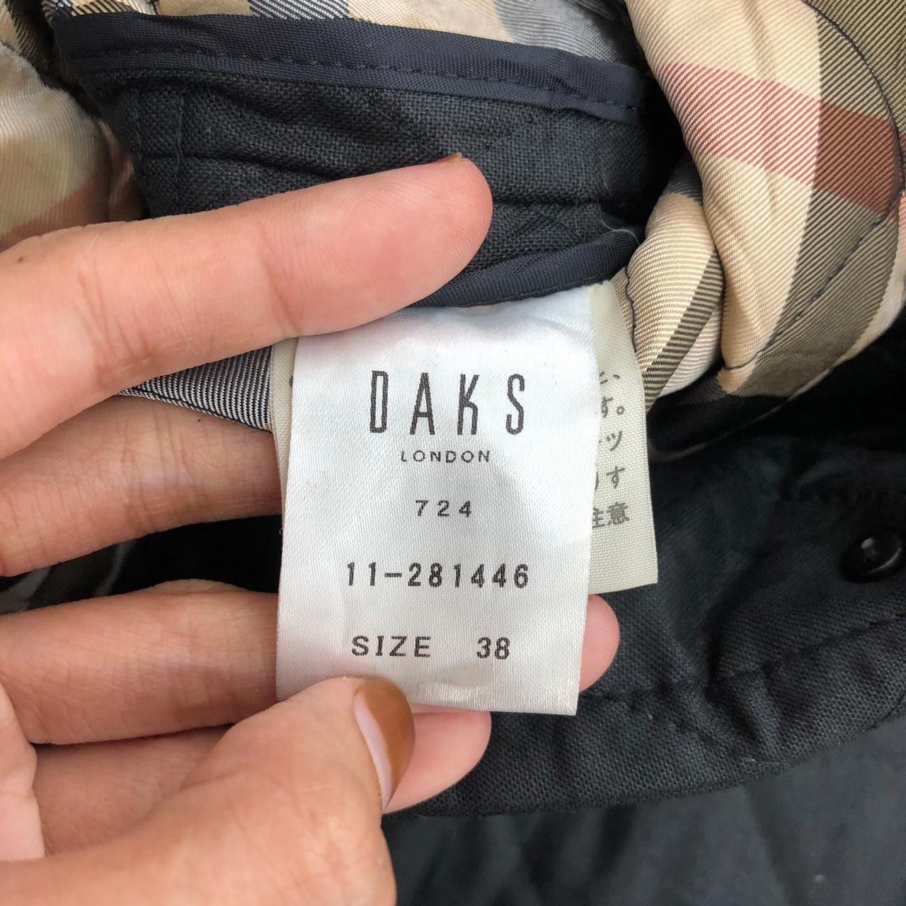 DAKS Vintage DAKS LONDON Nova Checks Quilted Trench Coat Jacket Size S / US 4 / IT 40 - 7 Thumbnail