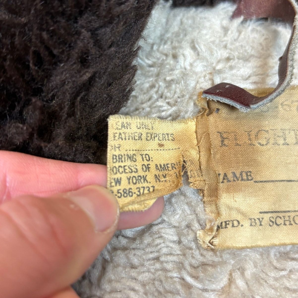 Schott × Vintage VTG 60s Schott Bros IS 674 MS A2 Flight Bomber Men's 42 Size US L / EU 52-54 / 3 - 6 Thumbnail