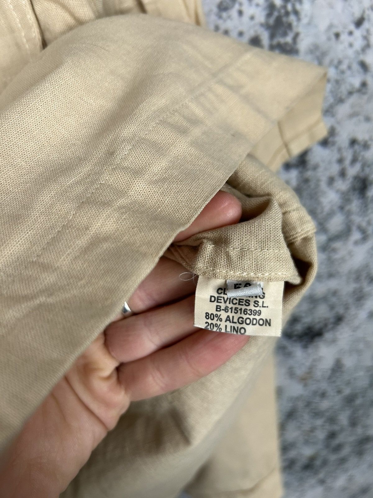 Other Vintage Linen Overshirt Zip Light Jacket Streetwear Size US L / EU 52-54 / 3 - 6 Thumbnail