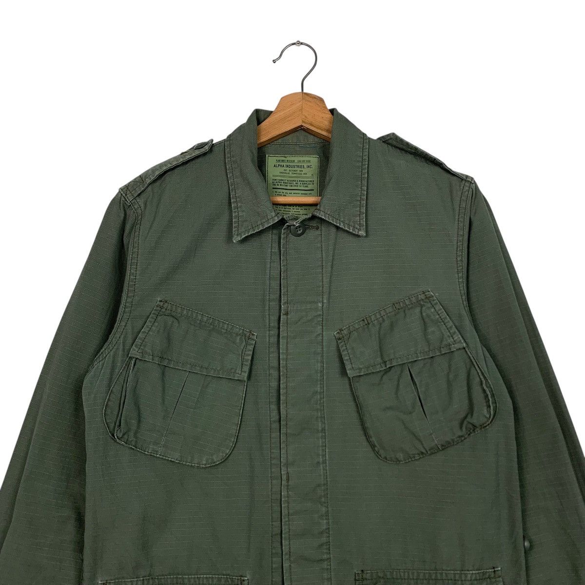 Alpha Industries × Vintage ☀️Vintage Alpha Industries military jacket Size US M / EU 48-50 / 2 - 3 Thumbnail