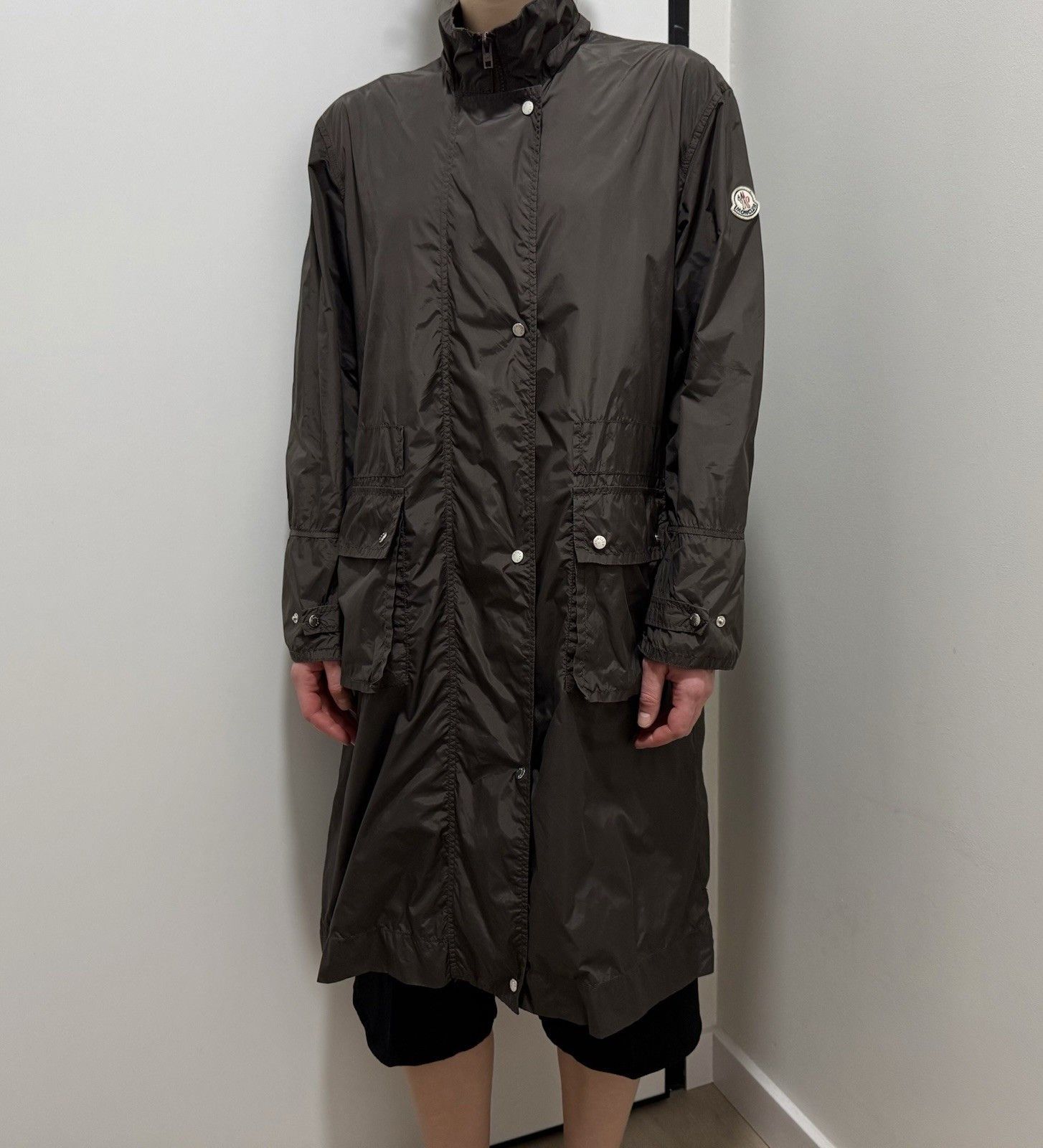 Moncler Vintage Moncler Womens Light Nylon Jacket Rain size 1 Size S / US 4 / IT 40 - 1 Thumbnail